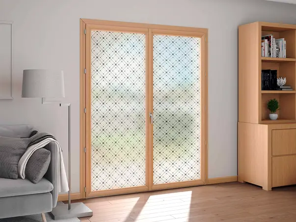 folie sablare geam usa interioara