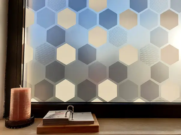 folie sablare hexagoane wido