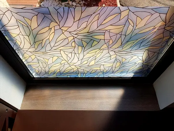 folie sablare model abastract albastru