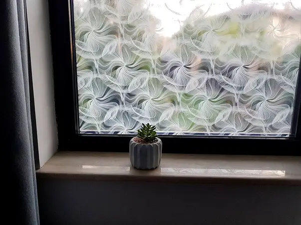 folie sablare model abstract alb tara