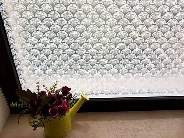 folie sablare model alb evantai