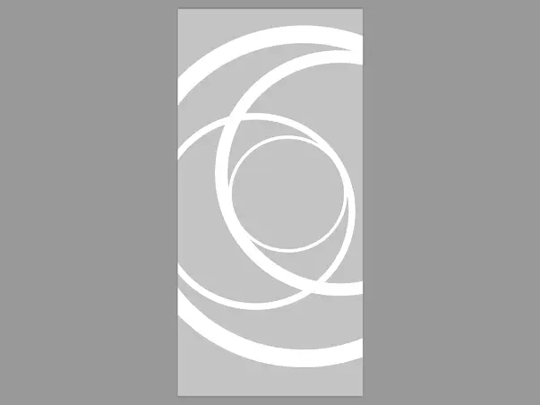 folie sablare model cercuri albe