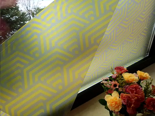 folie sablare model galben kara