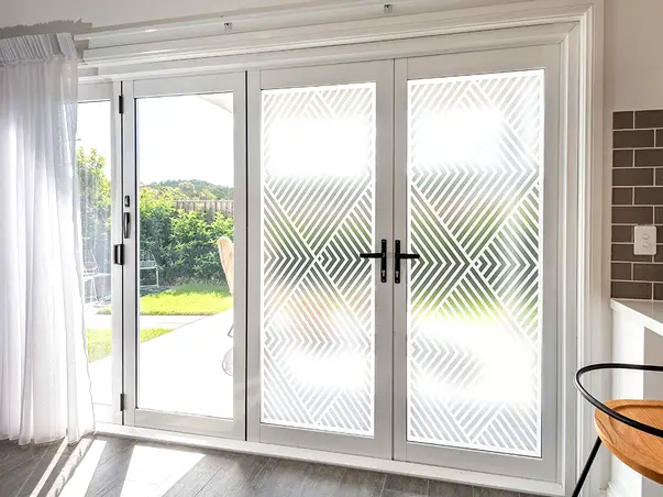 folie sablare usa folina model geometric romburi linii rola 100 210 cm s2