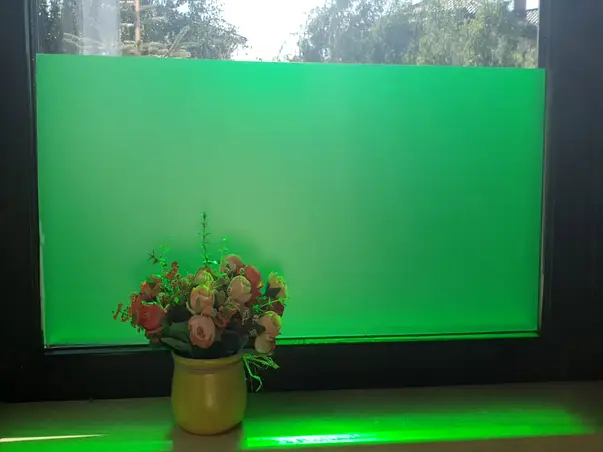 folie sablare verde geam termopan