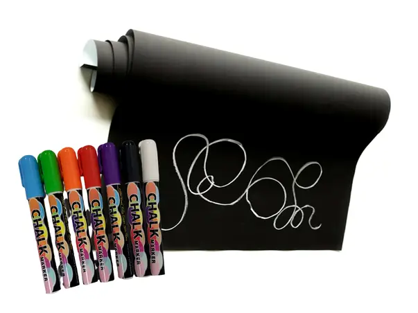 folie tabla de scris cu creta cu markere creta lichida