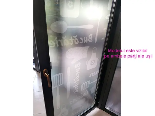 folie usa sticla bucatarie