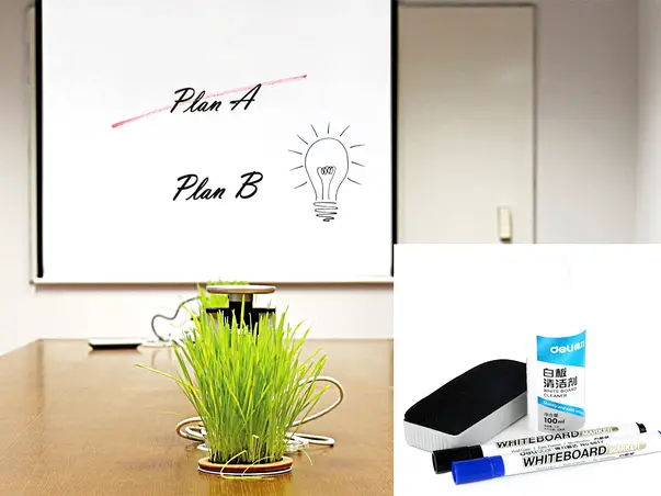 folie whiteboard cu accesorii