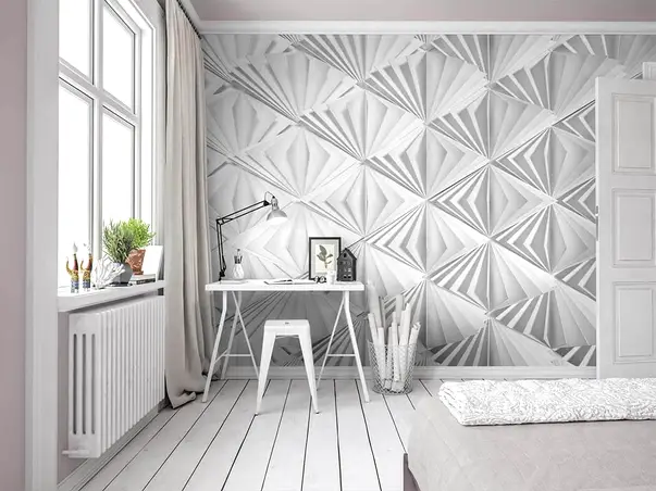 fototapet 3D gri delta
