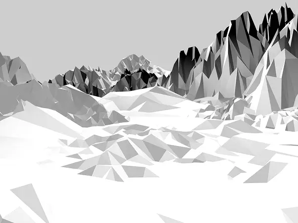 fototapet 3D icefields