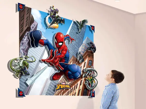 fototapet 3D spider man