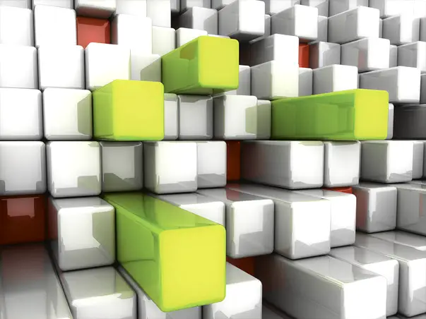 fototapet 3d cuburi colorate