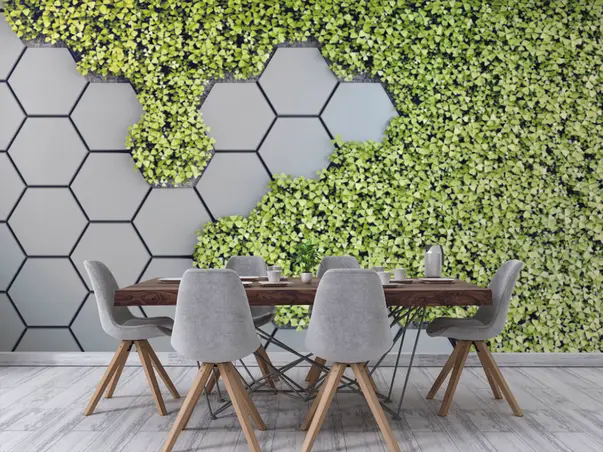 fototapet 3d gradina verticala