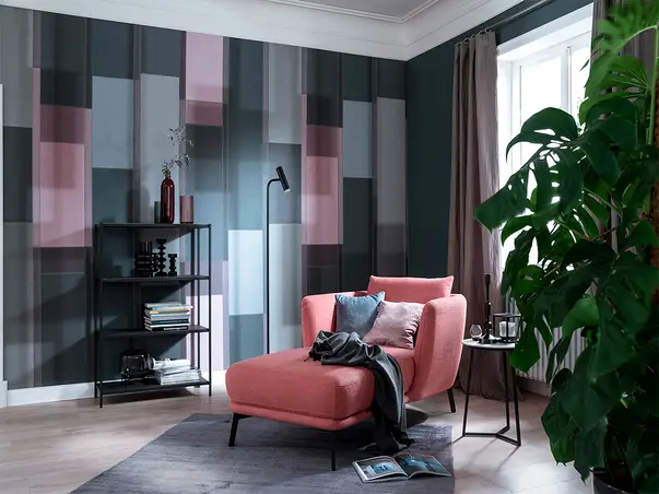 fototapet 3d marburg new spirit 32753 model geometric roz