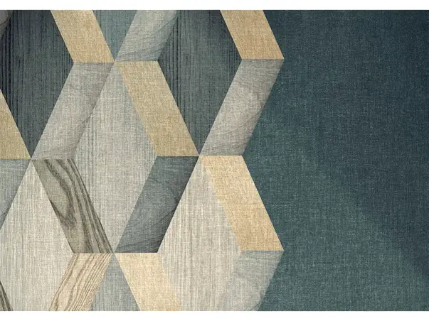 fototapet 3d model geometric gri