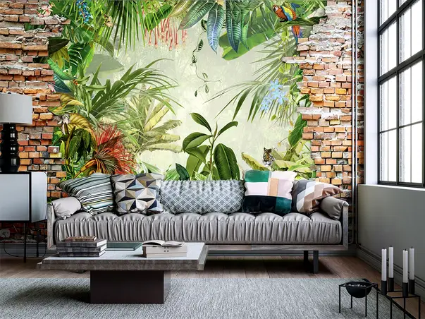 fototapet 3d peisaj jungla