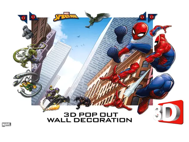 fototapet 3d spiderman detalii
