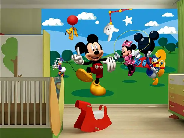 fototapet Clubul lui mickey mouse