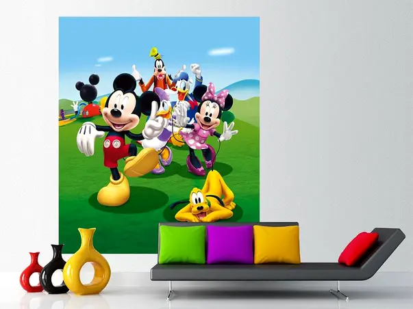 fototapet Mickey mouse si prietenii sai