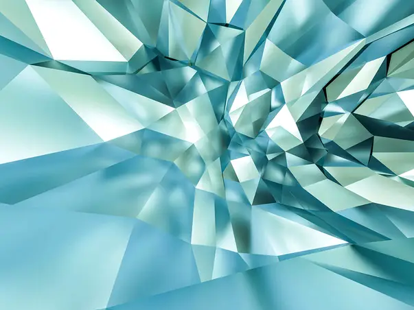 fototapet abstract 3d crystal cave