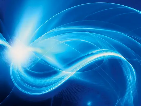 fototapet abstract modern albastru