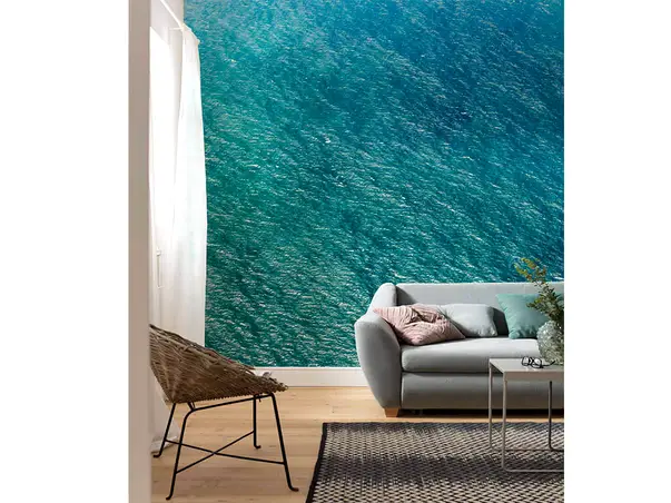 fototapet albastru blaupause