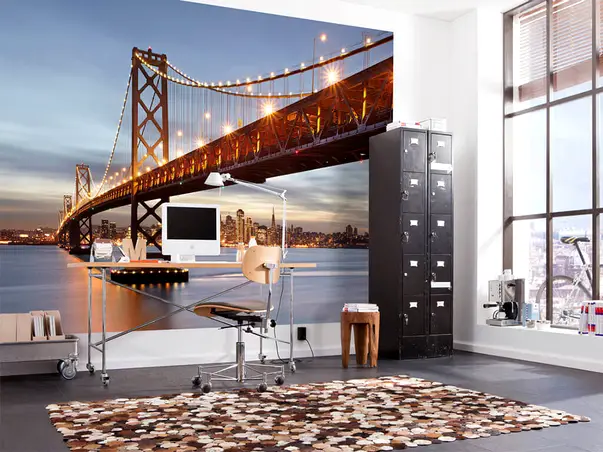 fototapet bay bridge