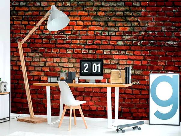 fototapet brick wall dimex imitatie caramida rosiatica 375 250 cm