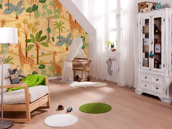 fototapet camera copii komar giraffe crew