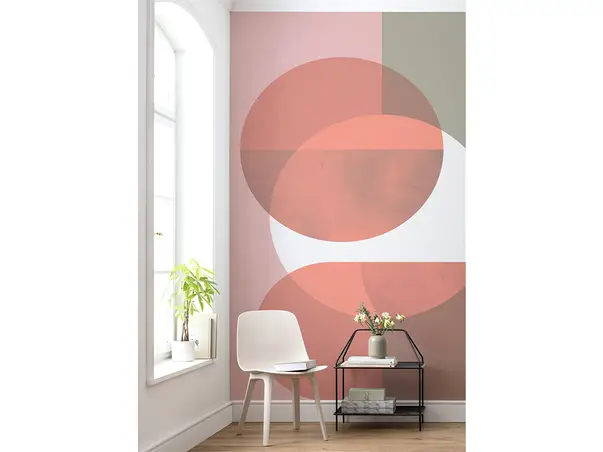 fototapet cercuri komar form