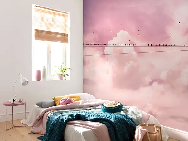 fototapet cloud wire