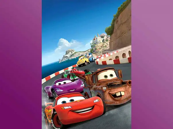fototapet copii Cars Italia