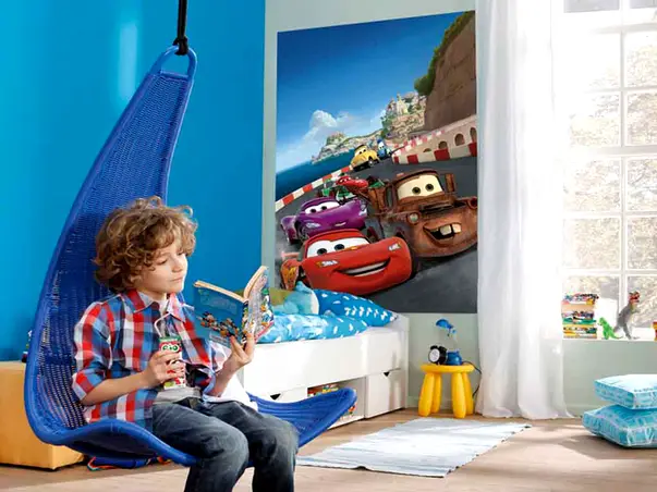 fototapet copii Cars Italia