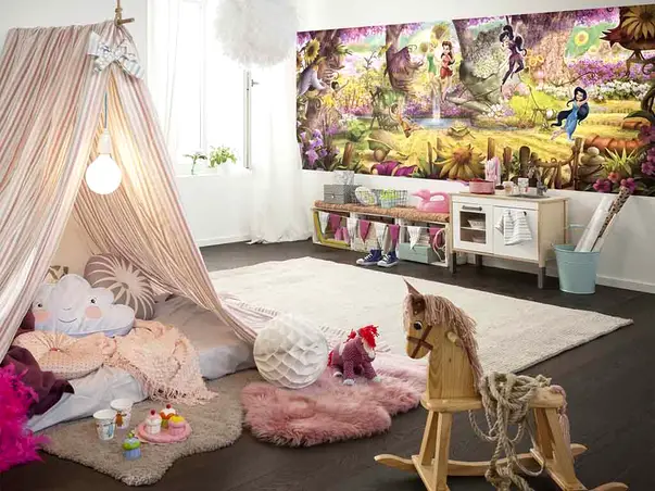 fototapet copii Clopotica fairies forest