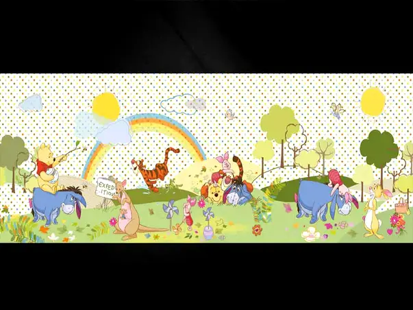 fototapet copii Winnie Beautiful day komar