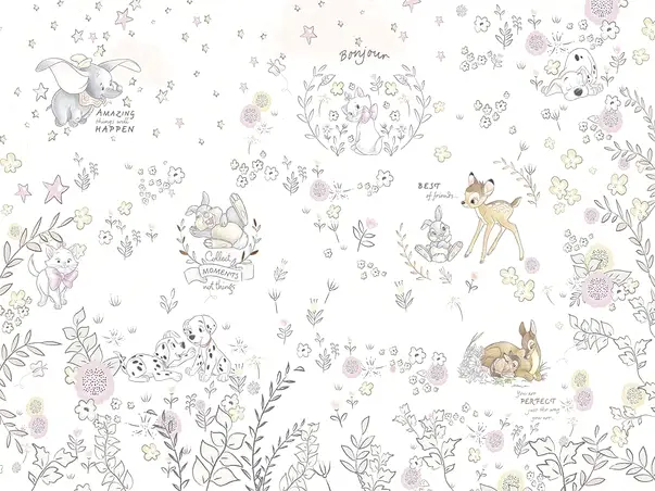 fototapet copii best of friends