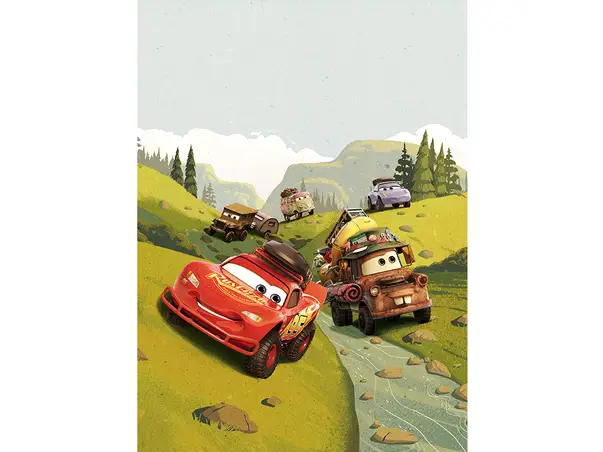 fototapet copii cu masini cars