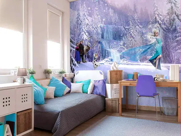 fototapet copii frozen forest