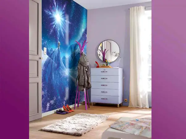 fototapet copii frozen snow queen