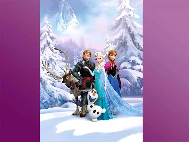 fototapet copii frozen winter land