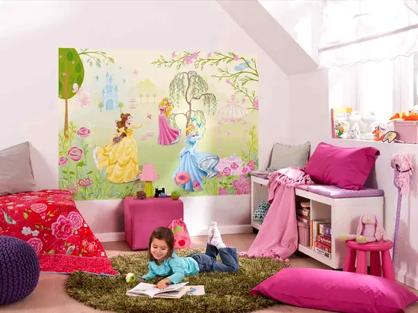 fototapet copii printesele disney