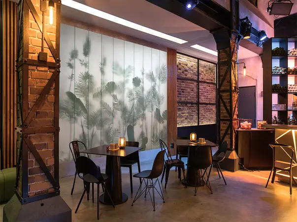 fototapet cu plante exotice