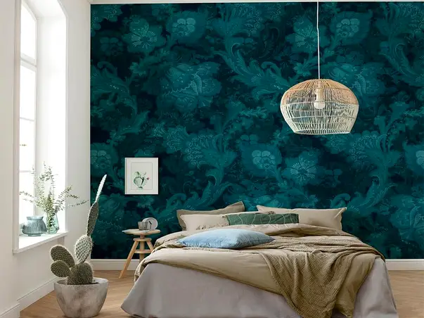 fototapet fleurs de nuit