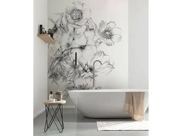 fototapet floral embroidery komar stil grafic 184 248 cm