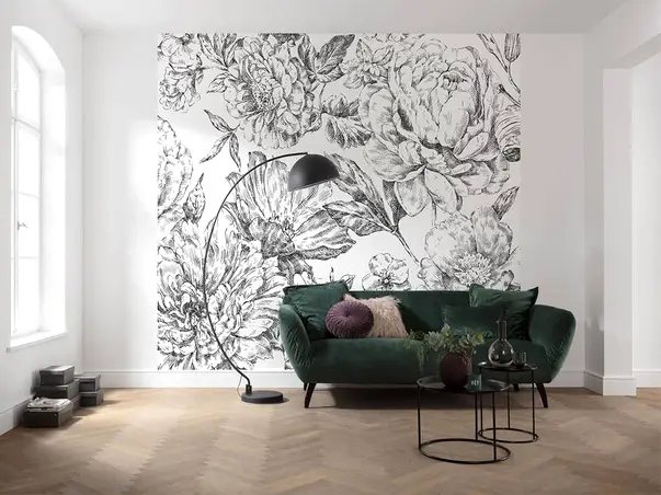 fototapet floral flowerbed komar model grafic 300 250 cm