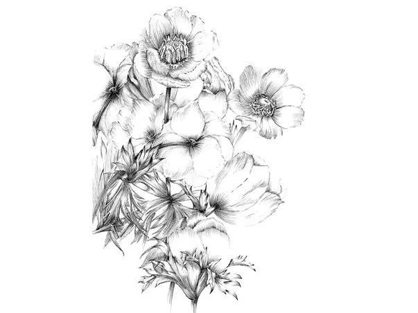 fototapet floral grafic komar