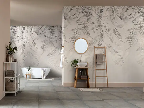 fototapet floral gri komar illuminating ivy