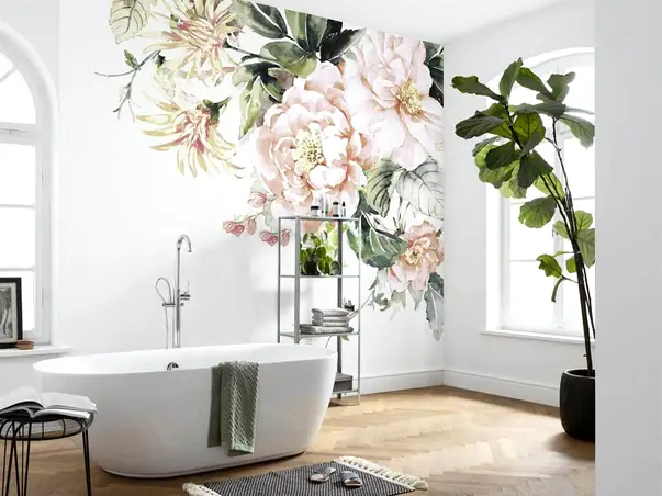 fototapet floral komar nasrin print digital