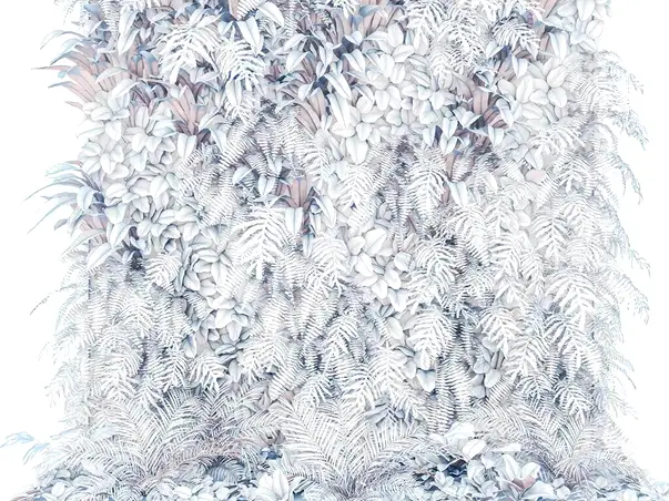 fototapet floral modern vertical garden