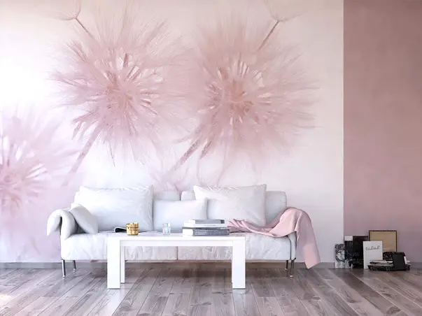 fototapet floral papadie